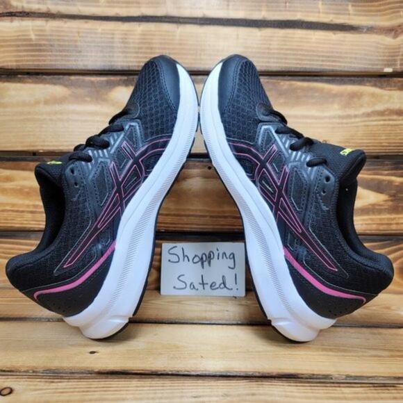 Asics Gel‑Jolt 3 Women’s Size 8 Black Hot Pink Lightweight Everyday Sneakers - Picture 6 of 11